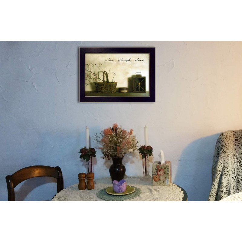 Live Laugh and Love - photographie avec cadre photo