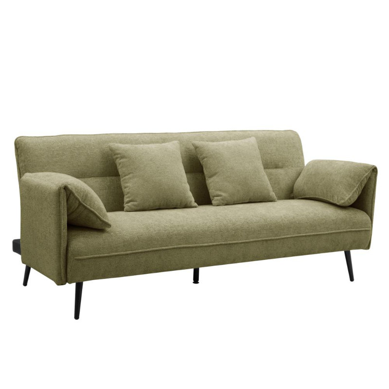Frederick 3 Seater Sofa Bed, Green