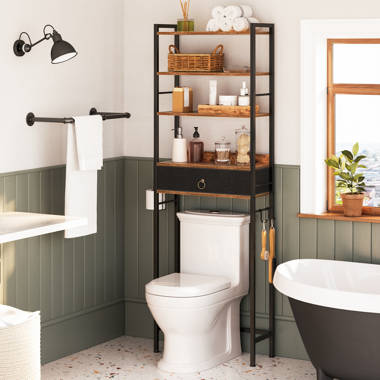 Three Posts™ Otha Metal Freestanding Over-the-Toilet Storage