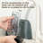 Bivook Black 5-Blade Vegetable Spiralizer, One-Touch Operation