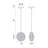Caledonia 1 - Light LED Unique/Statement Pendant-1064234136-1064234137