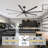 Ikera 100" W 8-Blade Metal Windmill Ceiling Fan-1756607265