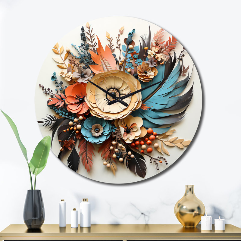 Metal Wall Clock, Extra Large