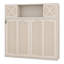 Lit escamotable double avec armoires de rangement