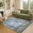 Machine Washable Indoor/Outdoor Braegger ACN2337 Botanical Rug-216596148