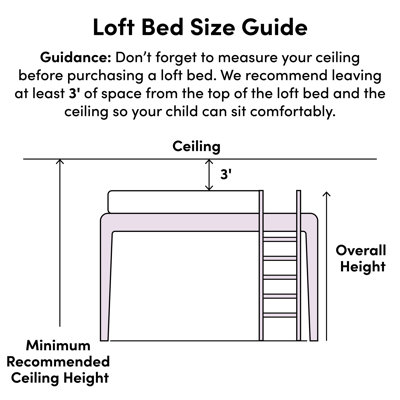 Faroug Kids Full Loft Bed