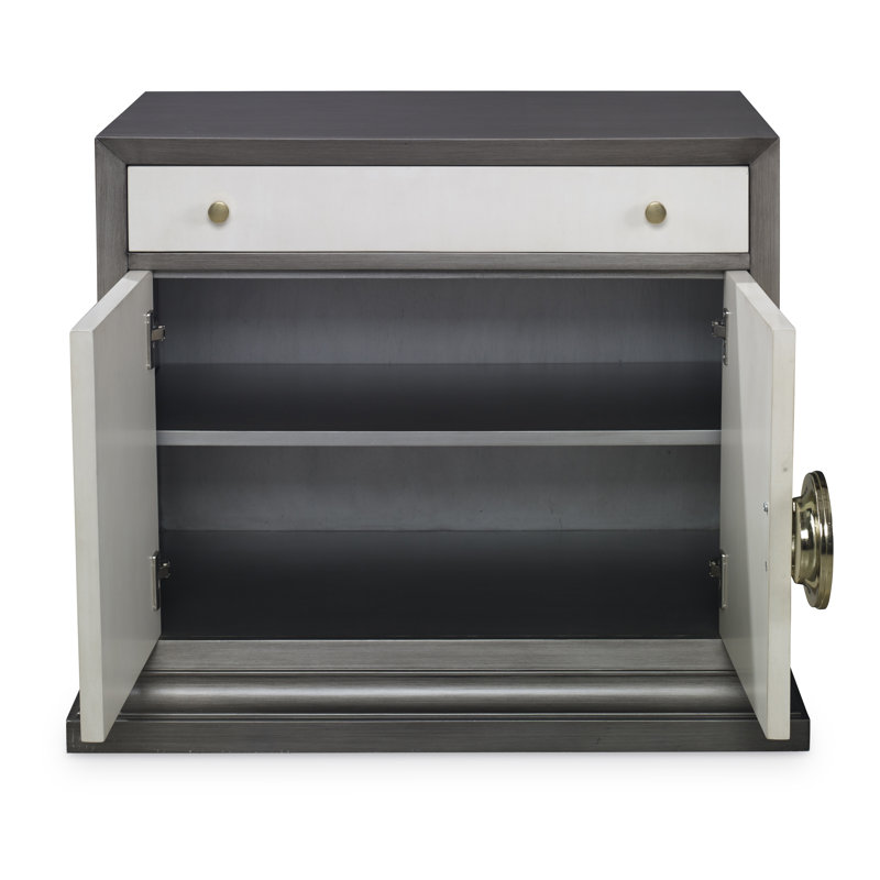 Soleil 1 - Drawer Nightstand, Gray