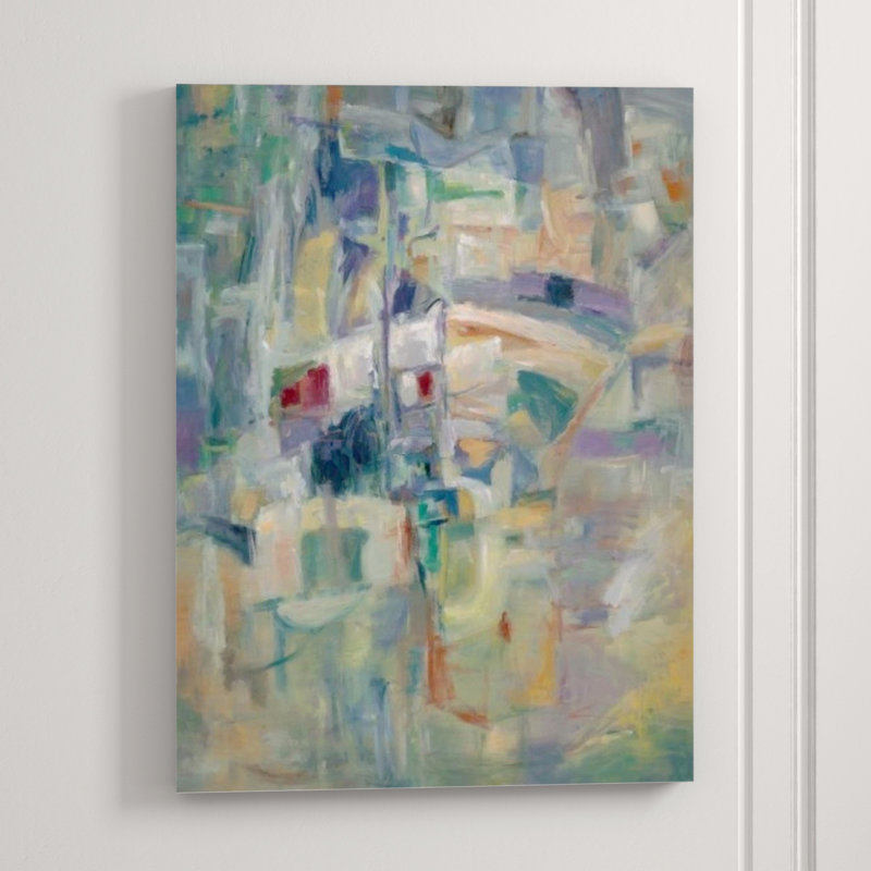 Day Painting by Sara Brown, 32" H x 24" W x 1.5" D, Glass Coat