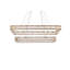 Luminaire suspendu double DEL chromé Maart-1601872523-1601872517