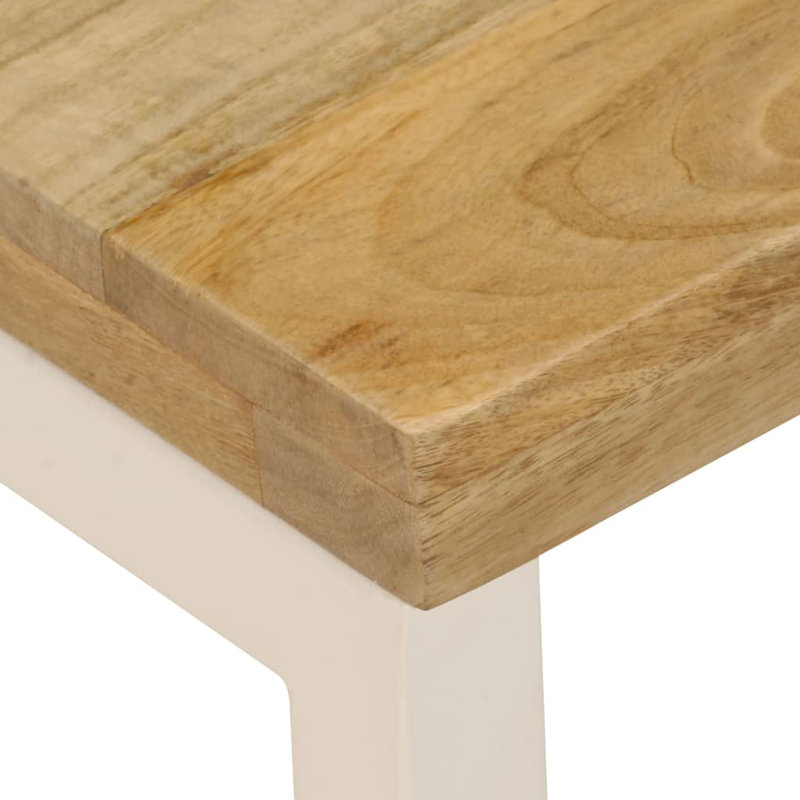 Chagford Frame Single Coffee Table, Light Brown, White