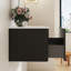 Ensemble de meuble-lavabo mural 30 po avec lavabo en céramique-113023099