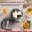3Qt Gray Electric Pressure Cooker, 8-in-1 Compact Multi Cooker, Ceramic Nonstick Pot, 700W for Small Kitchen