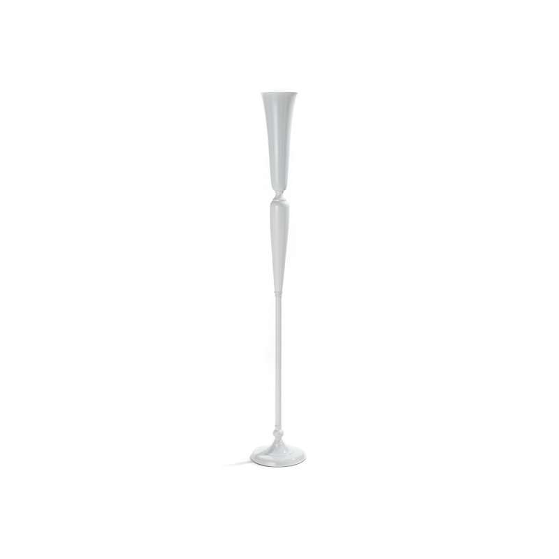 Vase de plancher Hempel, H 47,5 po x l 9 po x P 9 po, Blanc