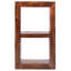 Heritage 86cm H x 46cm W Solid Wood Cube Bookcase