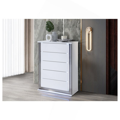 Commode blanche à lune MOON