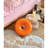 Aura Donut Orange Glass Table Lamp