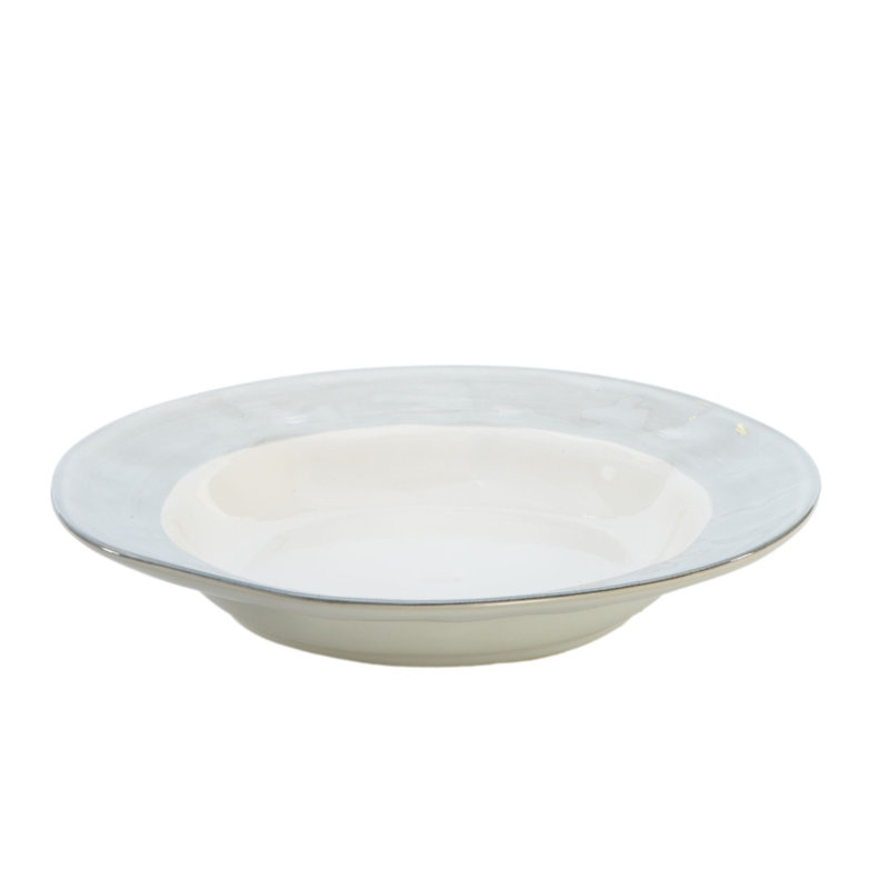 Azores Greige Shimmer Pasta / Rim Soup