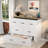 Multi-functional Foldable Murphy Bed  With Charging Station And 1 Large Storage Drawer-230405328-230405330