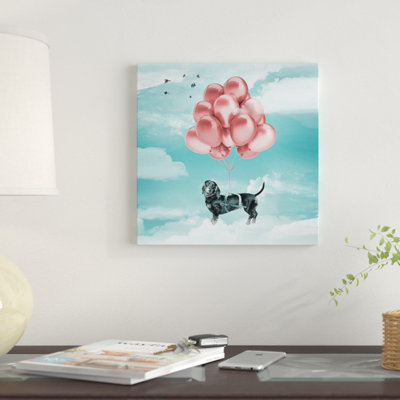« saucisson dog balloons », reproduction sur toile