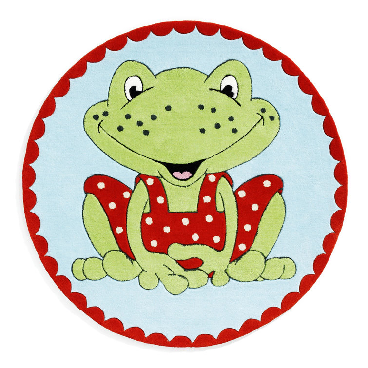 Boeing Carpet GmbH Round Garden And Oskar 130 X 130cm Blue Area Rug ...