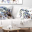 Coussin lombaire en aquarelle animal reseal marine