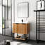 Meuble-lavabo autoportant de 30 po avec lavabo en résine, 30 po x 18 po
