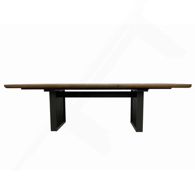 Latte Double Pedestal In Finish Table