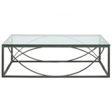 Metal Designs Ellipse Cocktail Table