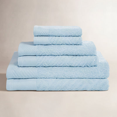 6-Piece Certified Egyptian Cotton Towel Set