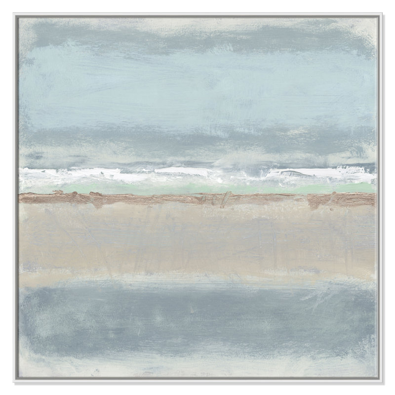 Serenity 2 - Painting Print on Canvas by Filippo Ioco, White, 24" H x 24" W x 2" D