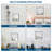 Stainless Steel Shower Niche, Brushed Nickel-971167471-971167468