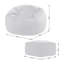 Kingston Velvet Bean Bag and Square Footstool-90562462