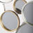 Ostrowski Metal Round Mirror