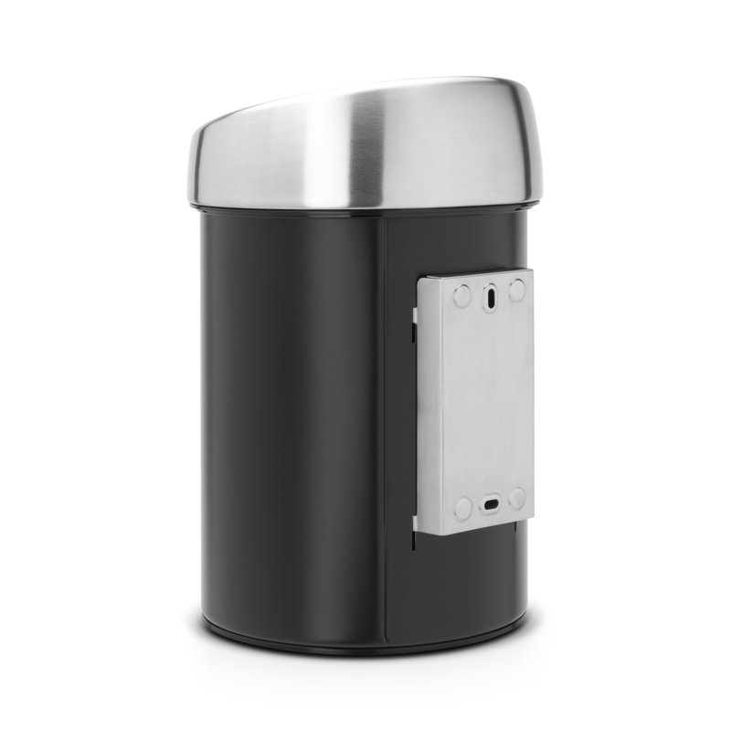 Brabantia 3 Litre Touch Bin, Matt Black