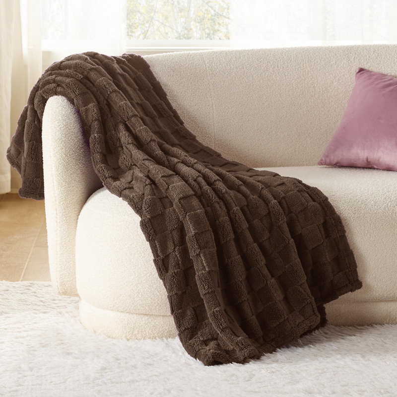 Bedsure 269gsm Fleece Blanket For Couch - Super Soft Cozy Blankets For Women GentleSoft™️, Throw XL, Sugar Brown