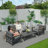4 - Person Patio Conversation Set with Cushions