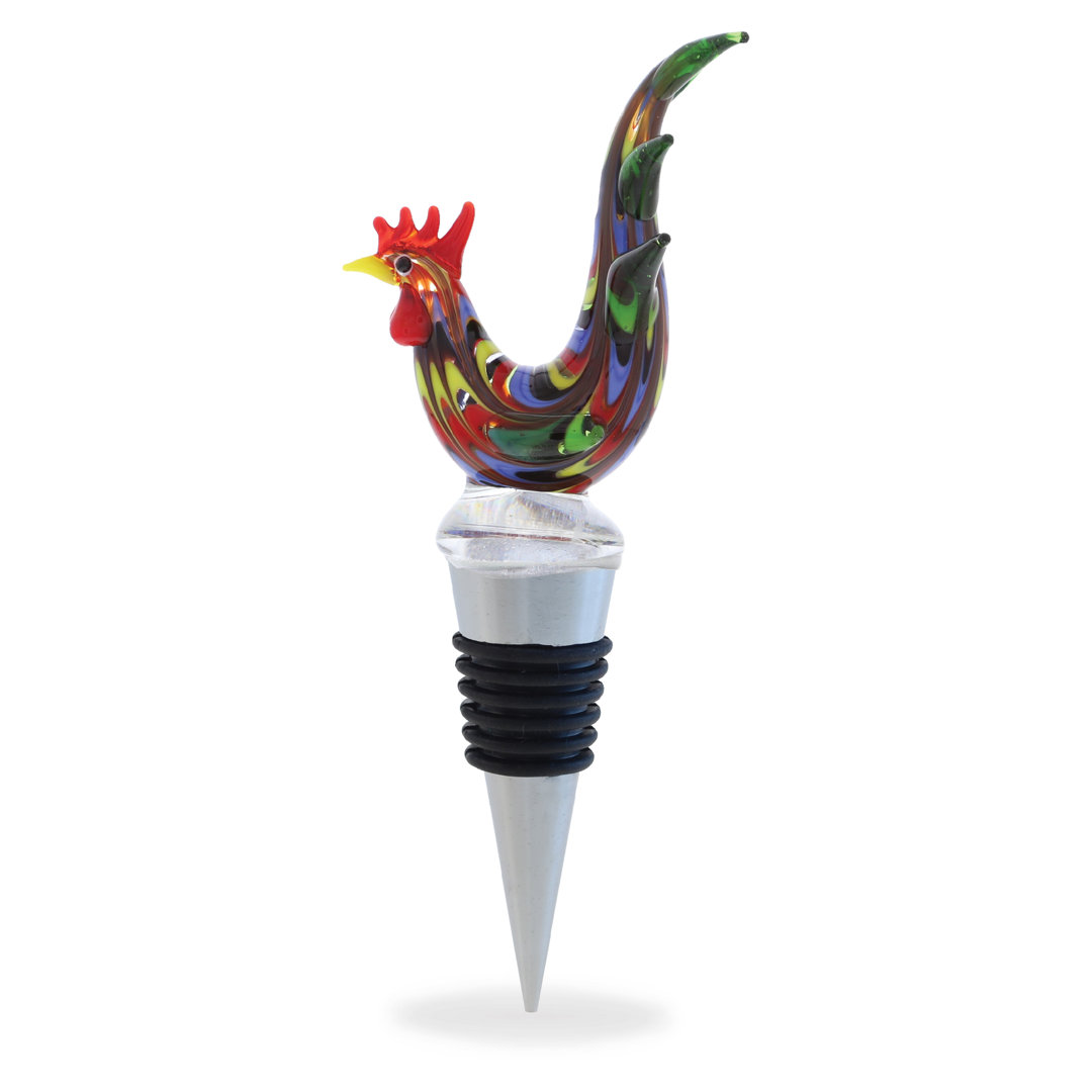 Cheers Rooster Metal Bottle Stopper CoTa Global