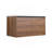 Brown 36 Inch Bathroom Vanity With Resin Countertop Sink,  2 Doors Bathroom Cabinet Set-2069349906-2069349907