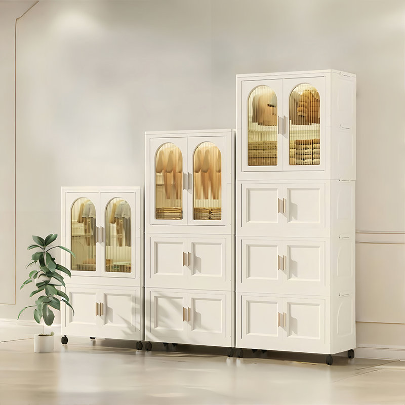 Plastic Storage Cabinet with Wheels