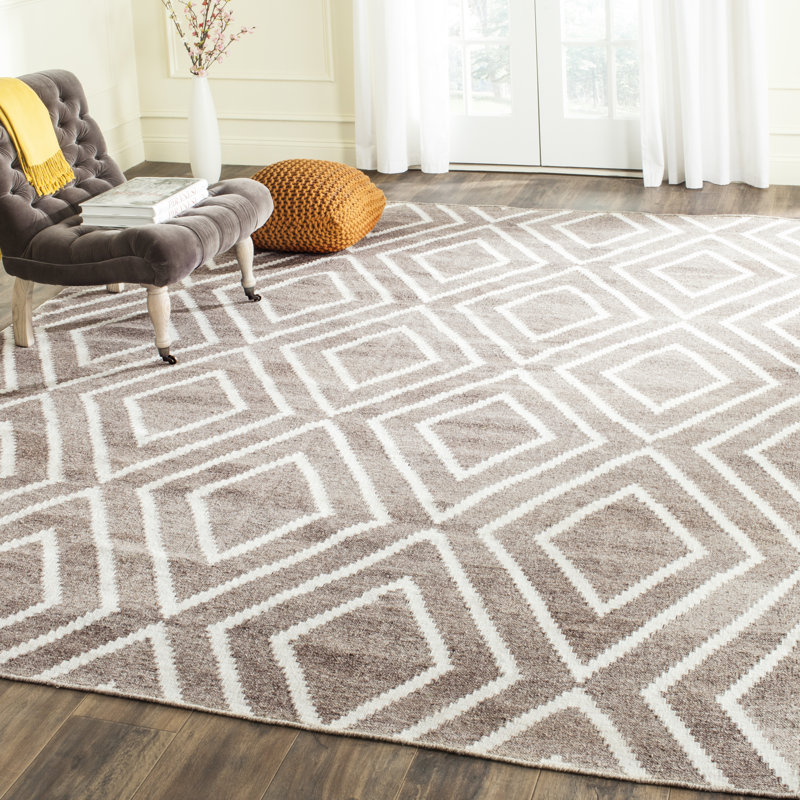 Mcdonald Rectangle 243 cm x 304 cm Geometric Hand Woven Area Rug