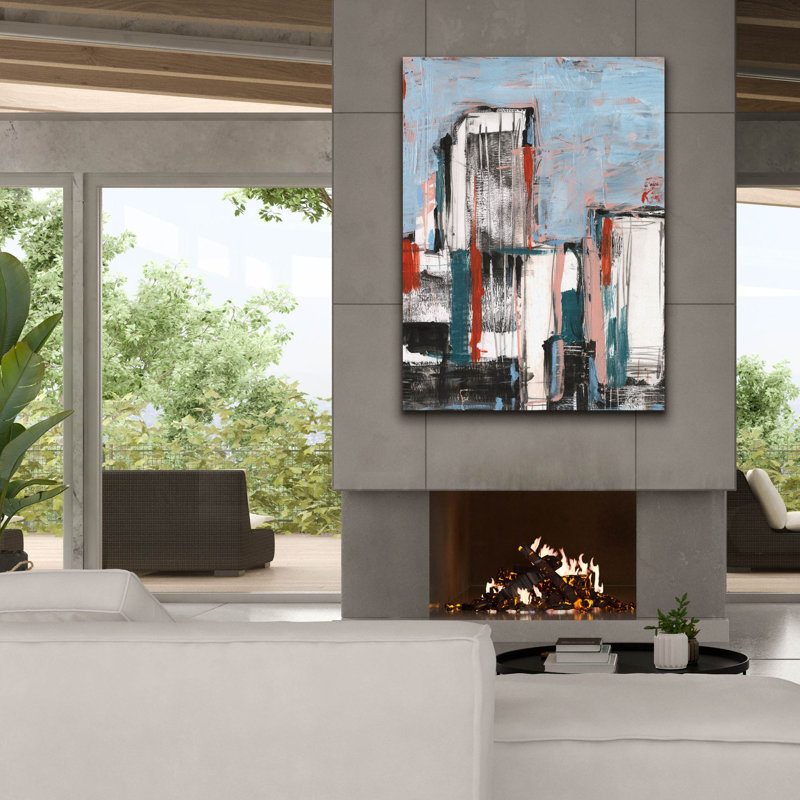  «Bustle 1» par Ethan Harper, art mural sur toile, 40 po x 54 po