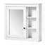 Armoire de rangement murale avec miroir