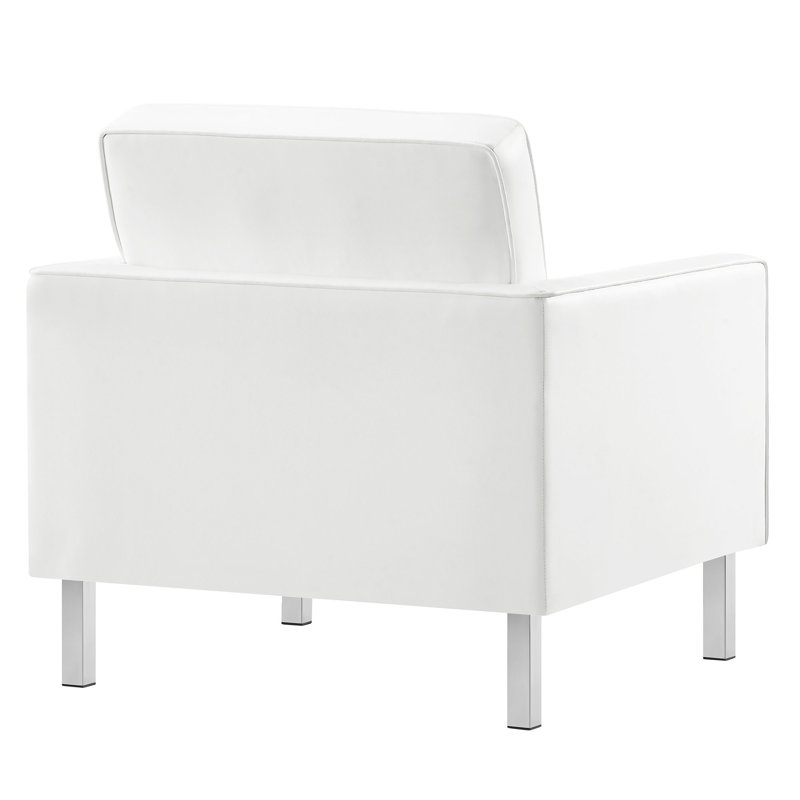 Ensemble de causeuse et fauteuil Clinger, Blanc