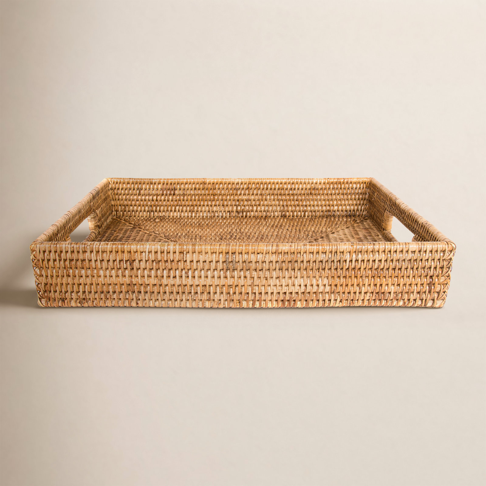 Landers Decorative Tray, Honey Brown