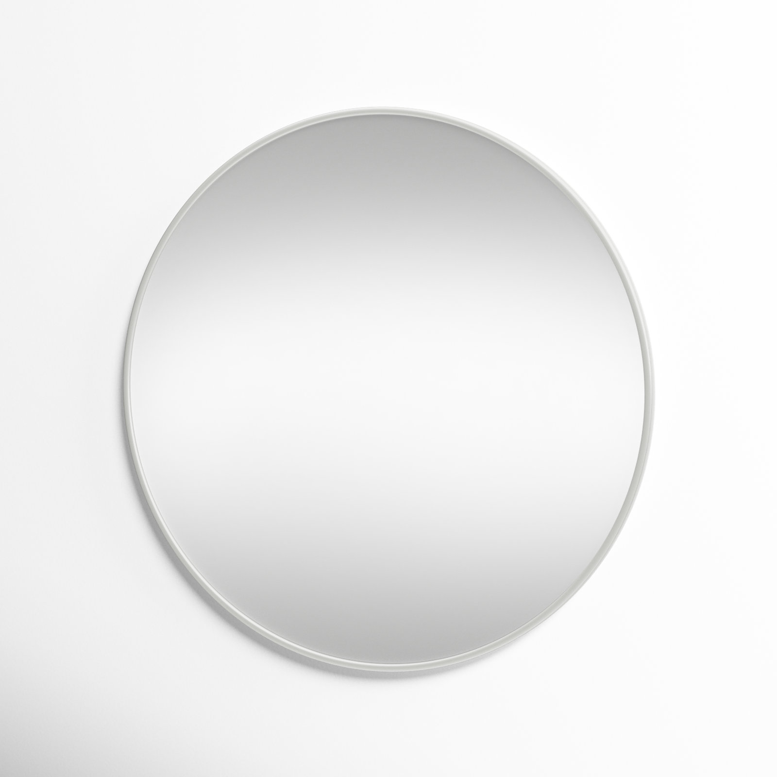 Sabine Accent Mirror, 42" x 42", White