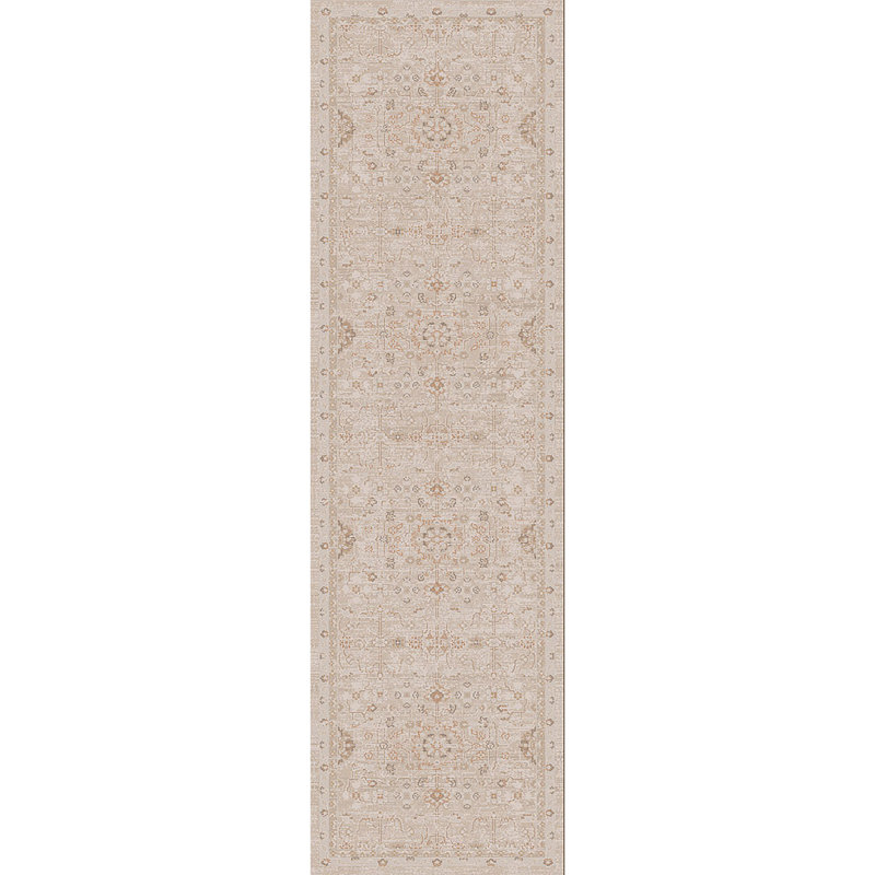 IRVING 2X7.5 15556-816 BEIGE/CREAM/RUST, Runner 2' x 7'5"