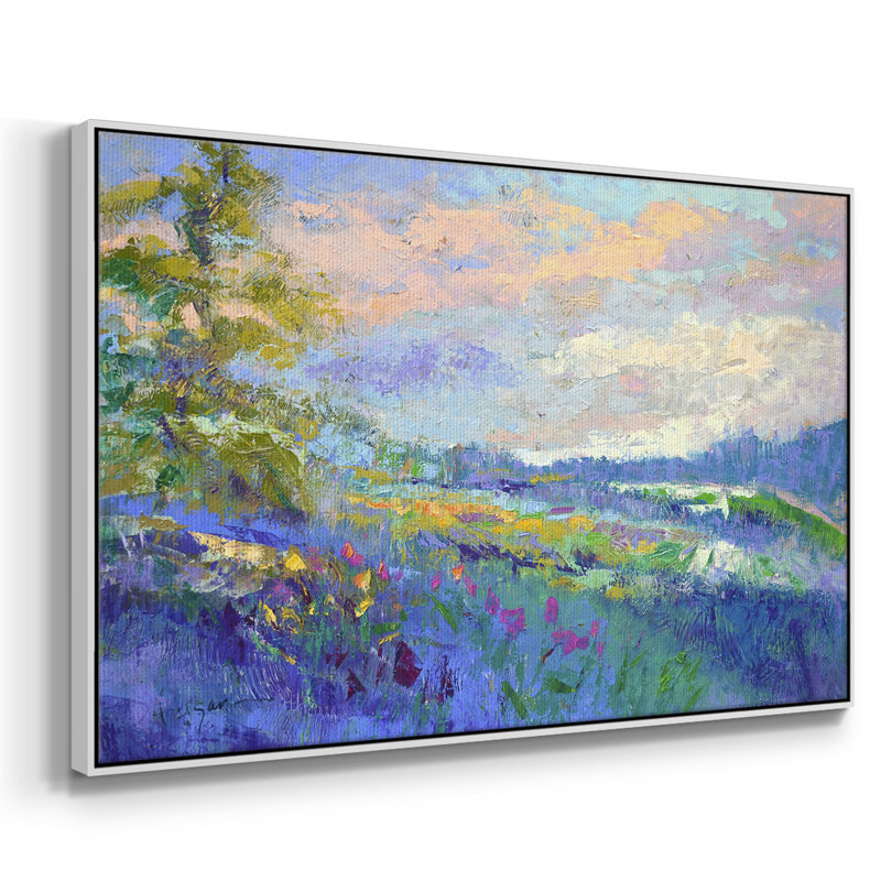 «On a Happy Day», reproduction d'art sur toile, Blanc, H 17 po x l 25 po x P 2 po