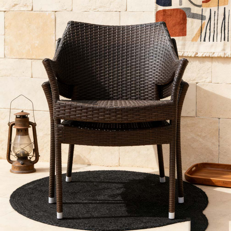 Chaise d'extérieur en résine