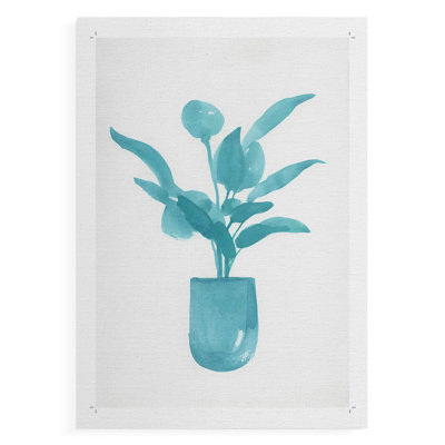 Watercolor House Plant VI - Impression sur toile seulement - NON CADRE
