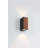 Dale Wall Sconce, Up/Down Light, 7W x 2, Wood Finish